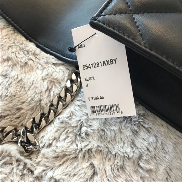 💥SOLD💥 ALEXANDER MCQUEEN QUILTED JEWELED SATCHEL - Picture 9 of 12